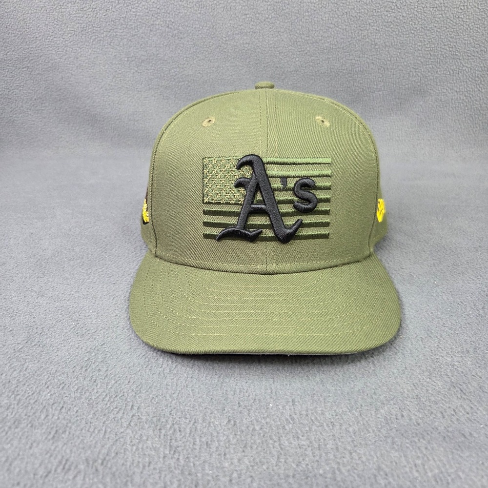 Oakland A's SnapBack Armed Forces Memorial Day Official Hat - 9Fifty OSFA NEW